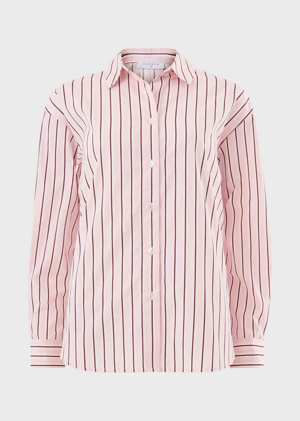 Pink Stripe Poplin Shirt