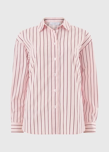 Pink Stripe Poplin Shirt