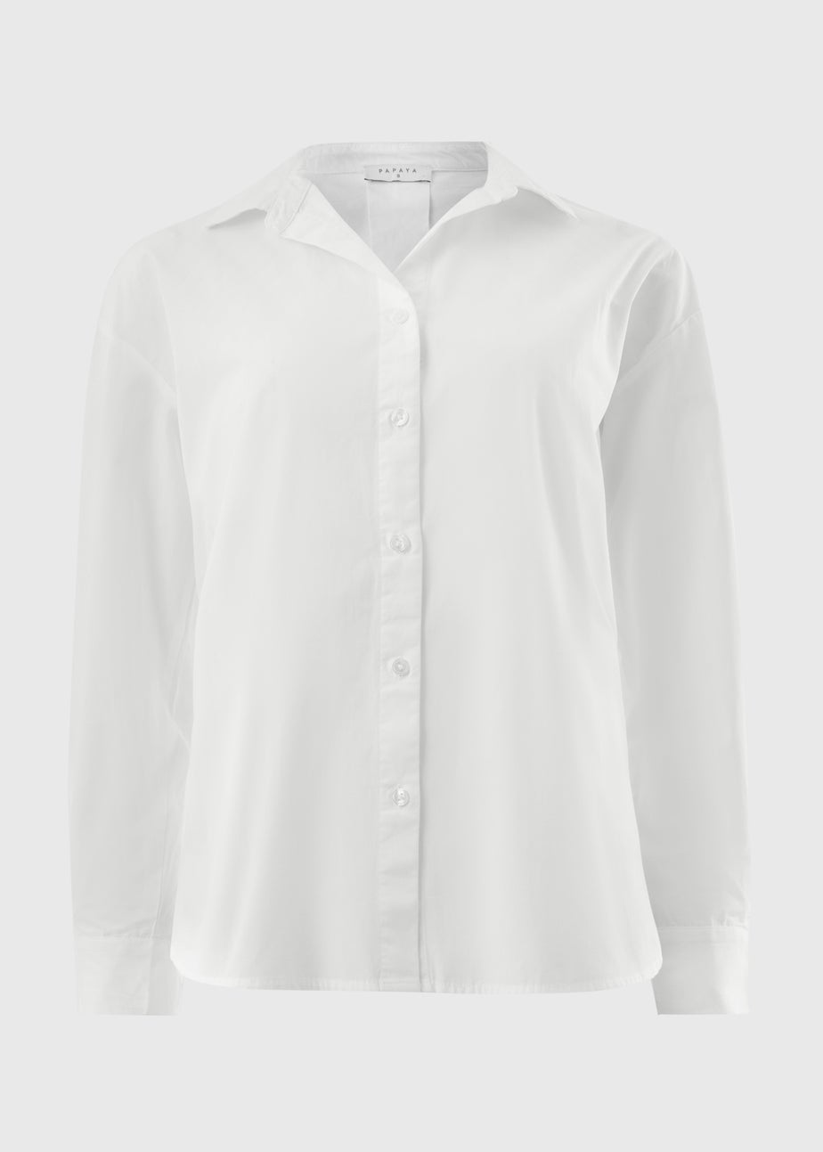 White Poplin Shirt