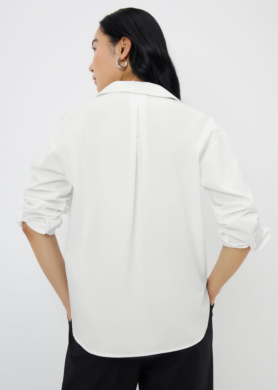 White Poplin Shirt