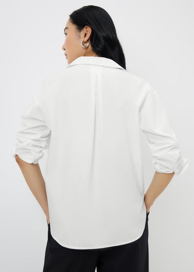 White Poplin Shirt