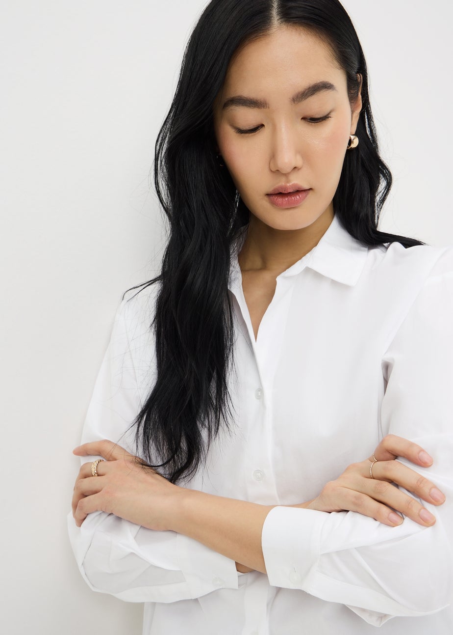 White Poplin Shirt