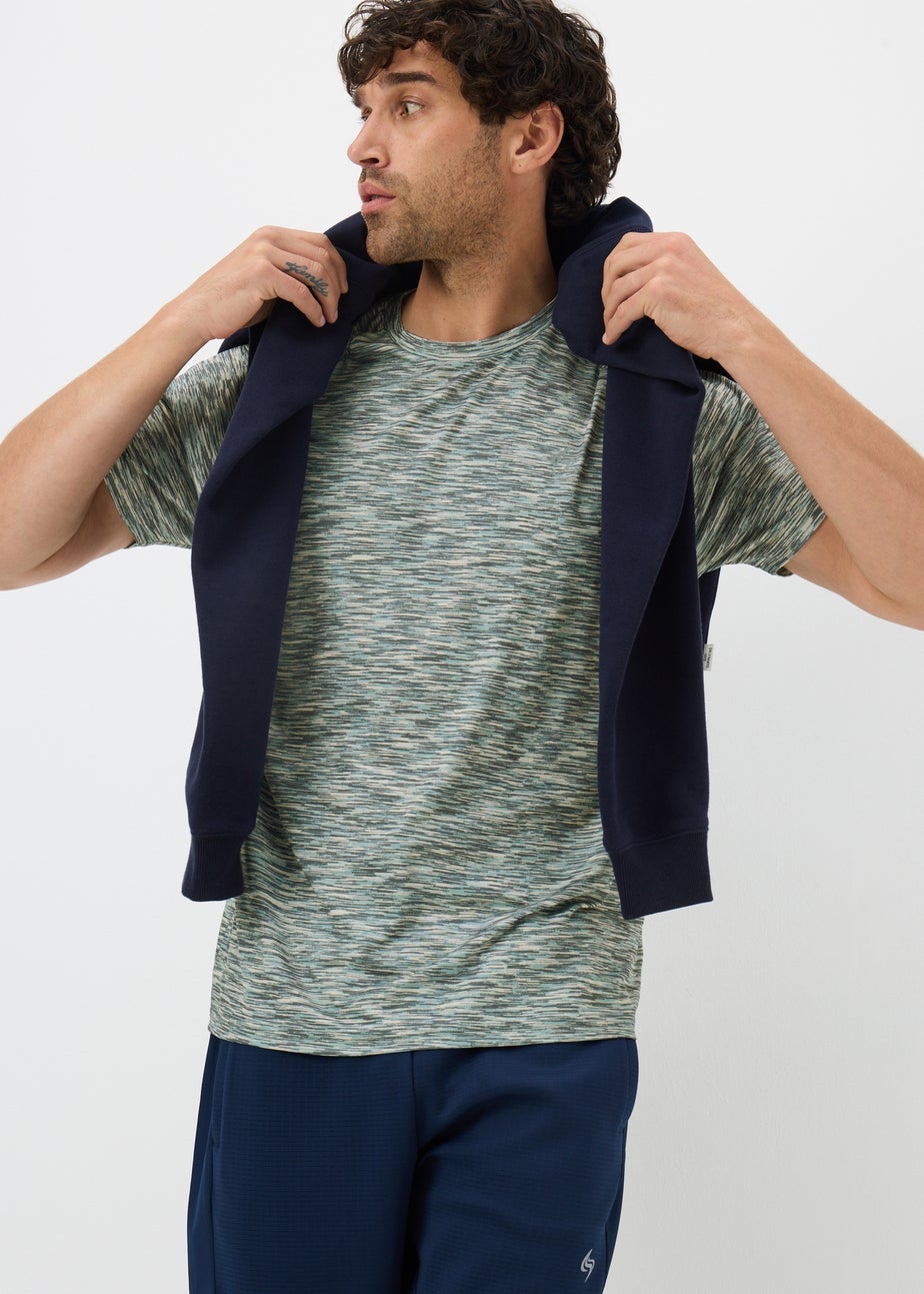 Souluxe Green Space Dye T-Shirt