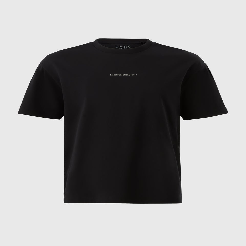 Black Slogan T-Shirt