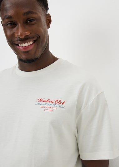 Ecru Printed T-Shirt