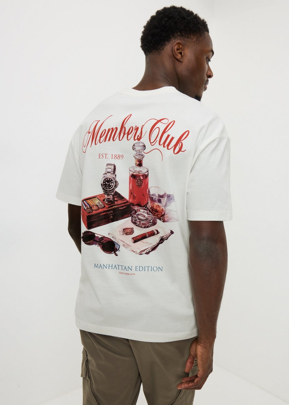 Ecru Printed T-Shirt