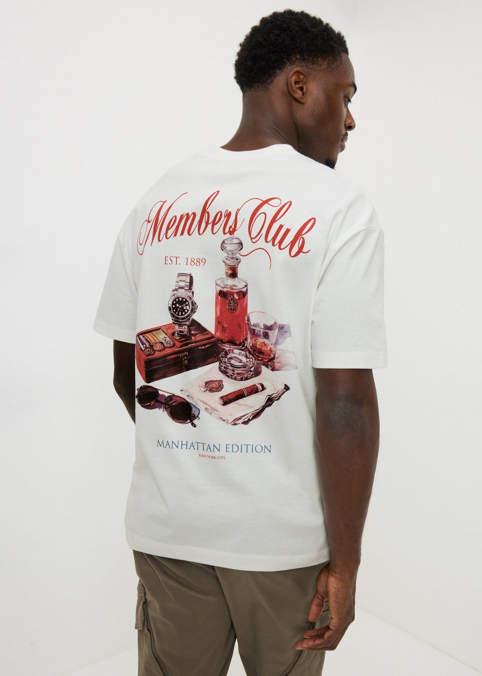 Ecru Printed T-Shirt