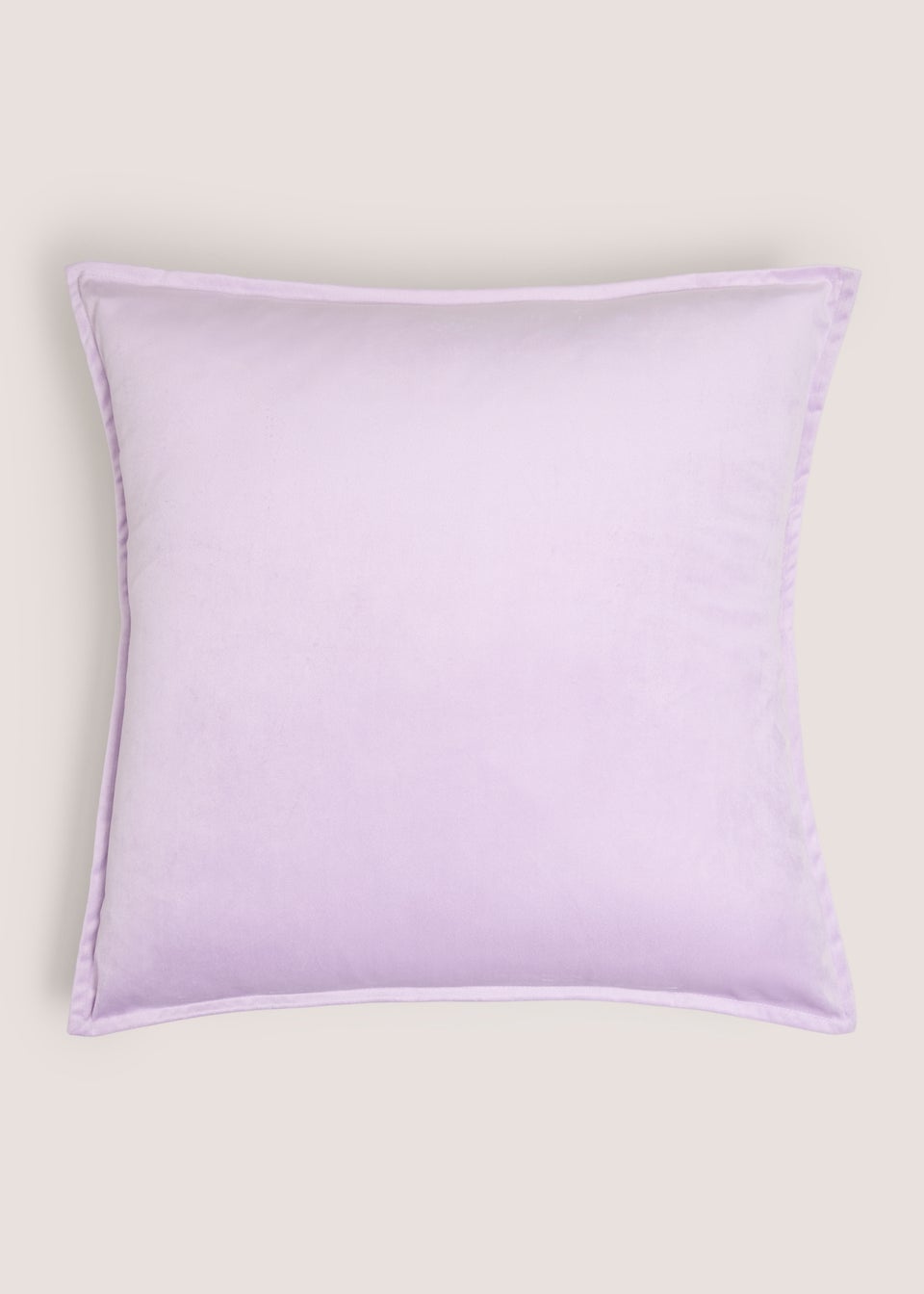 Lilac Plain Velvet Cushion