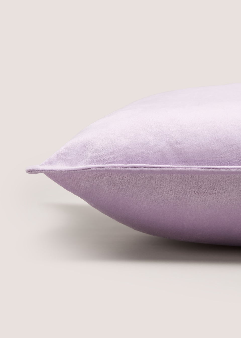 Lilac Plain Velvet Cushion
