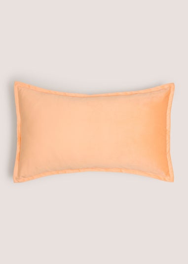 Peach Velvet Cushion