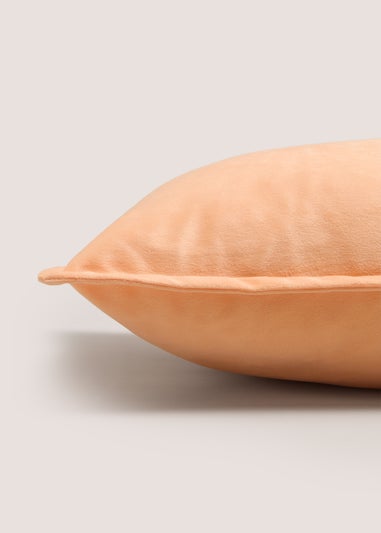 Peach Velvet Cushion
