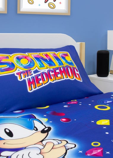 Sonic The Hedgehog Blue Liquid Rotary Duvet Cover