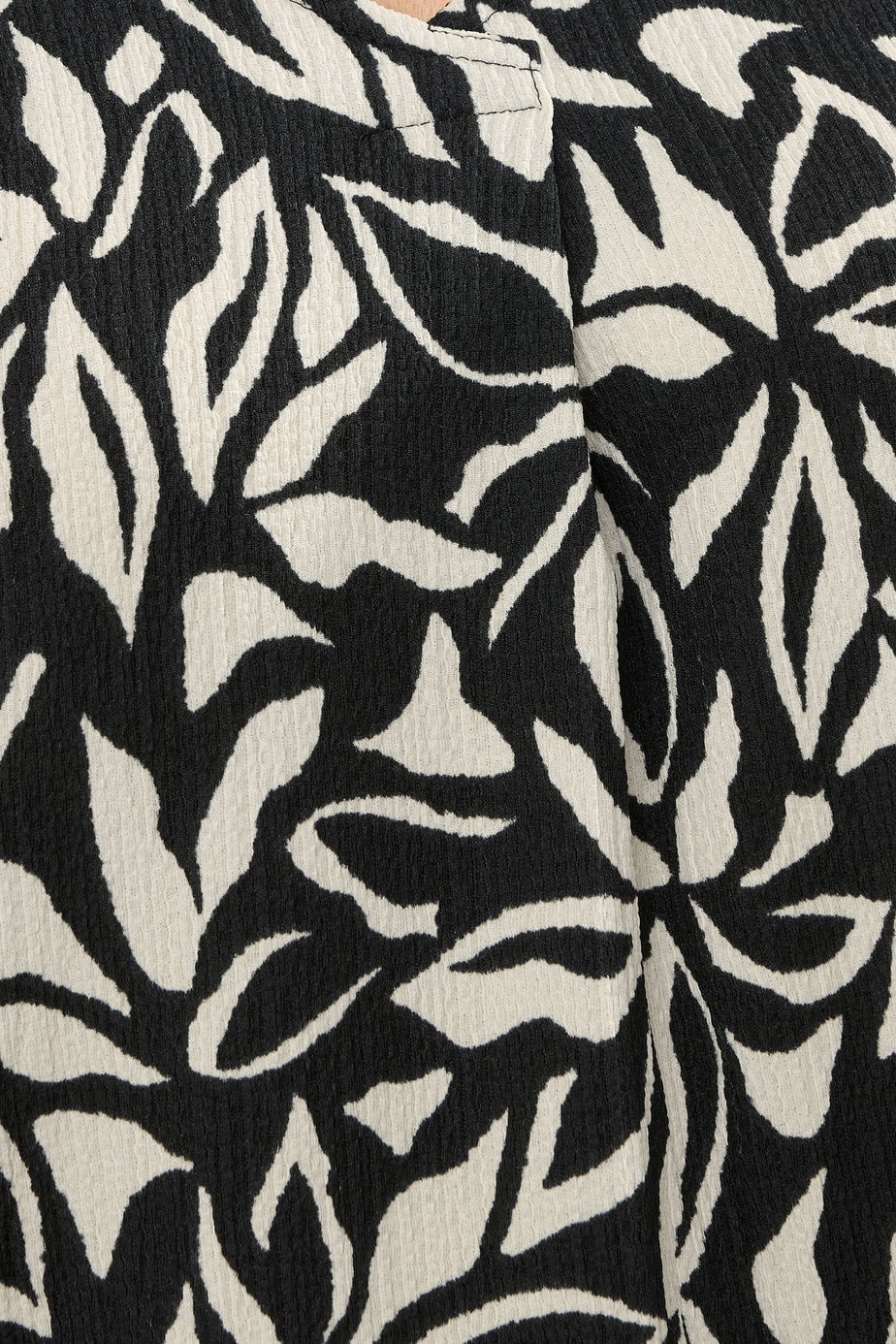 Evans Curve Black Floral Pleat Front Jersey Vest Top