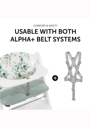 Hauck Green/White Alpha Highchair Pad Select