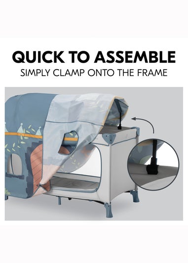 Hauck Blue Travel Bed Cover Palace