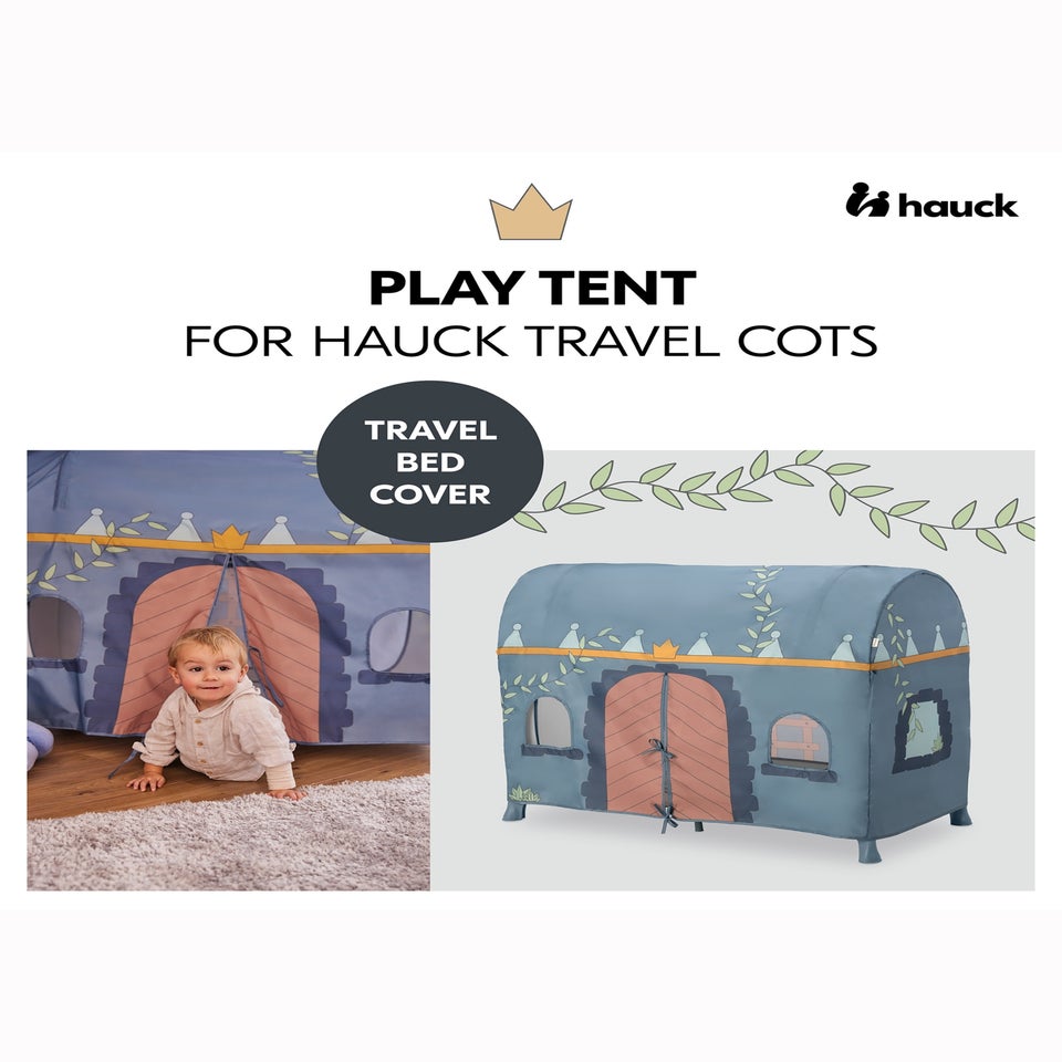 Hauck Blue Travel Bed Cover Palace