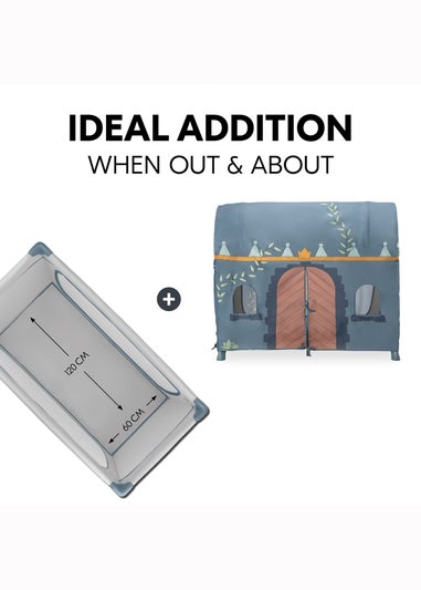 Hauck Blue Travel Bed Cover Palace