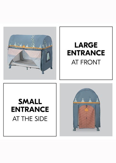 Hauck Blue Travel Bed Cover Palace