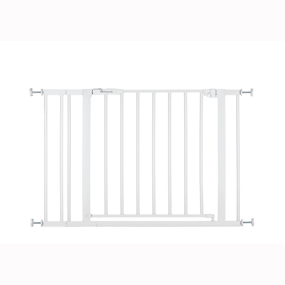 Hauck White Open N Stop​ 2 Set & 9cm Extension Bed Rails