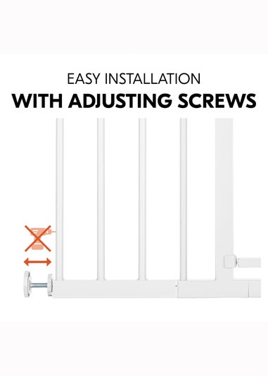 Hauck White Open N Stop​ 2 Set & 21cm Extension Bed Rail