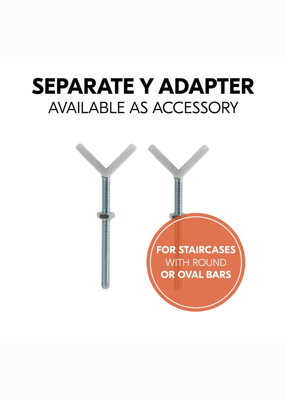Hauck White Open N Stop​ 2 Set & 21cm Extension Bed Rail