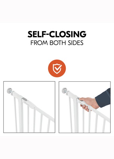 Hauck White Open N Stop​ 2 Bed Rails