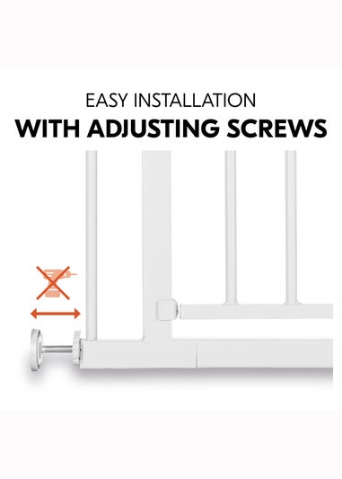 Hauck White Open N Stop​ 2 Bed Rails