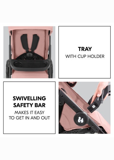 Hauck Dark Pink Shop N Care Pushchair
