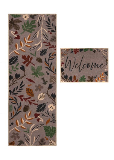 Homemaker Natural Autumn Leaf Runner & Doormat