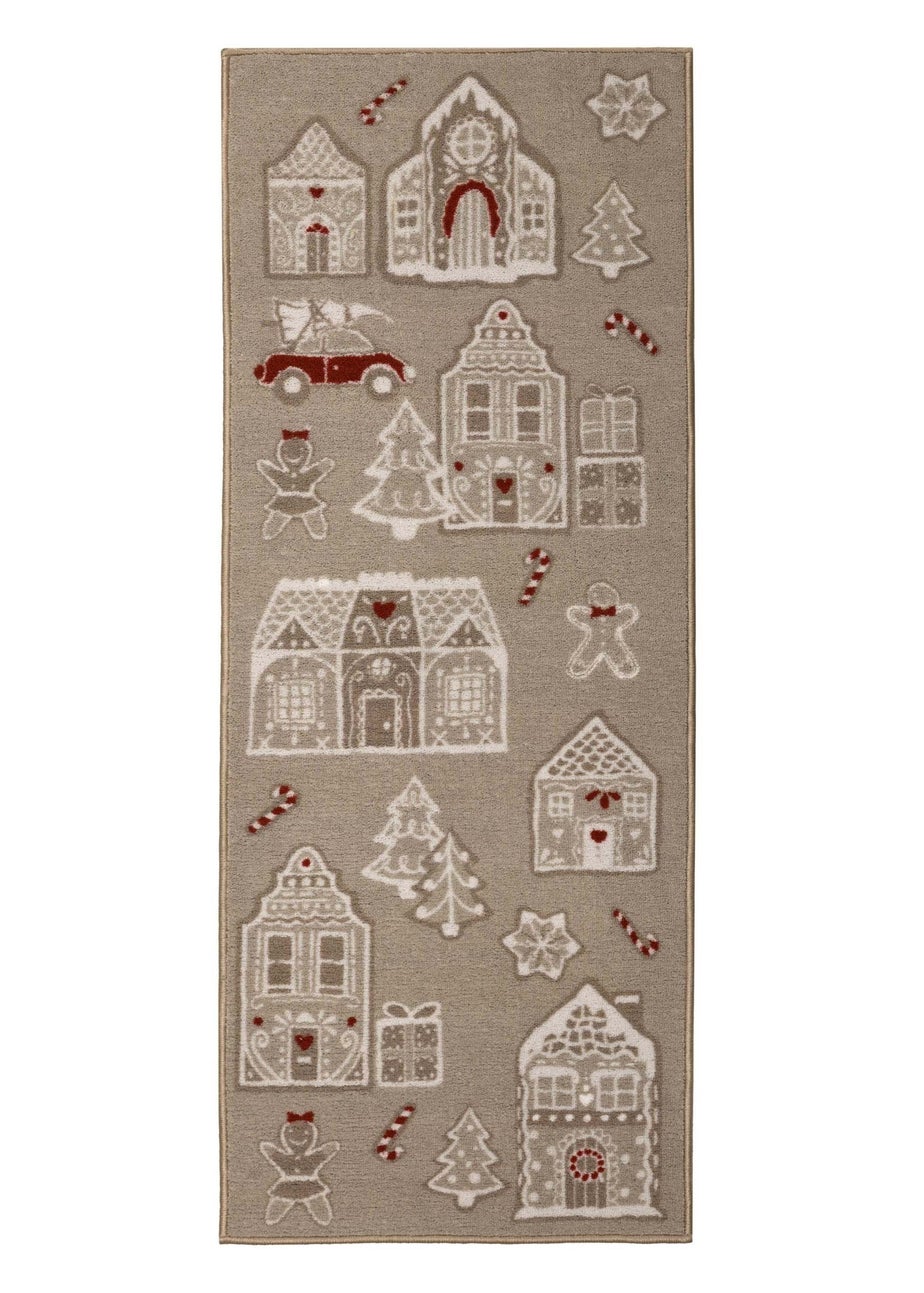 Homemaker Natural Gingerbread House Runner