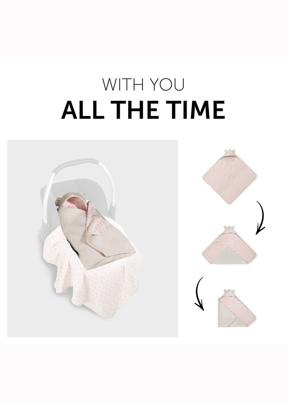 Hauck Beige Bloom Snuggle N Dream Blanket