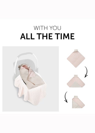 Hauck Beige Bloom Snuggle N Dream Blanket