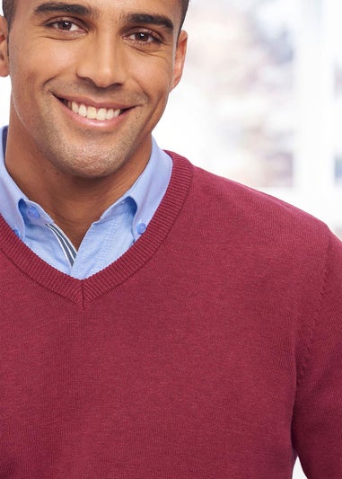 Cotton Traders Sienna Cotton V-Neck Jumper