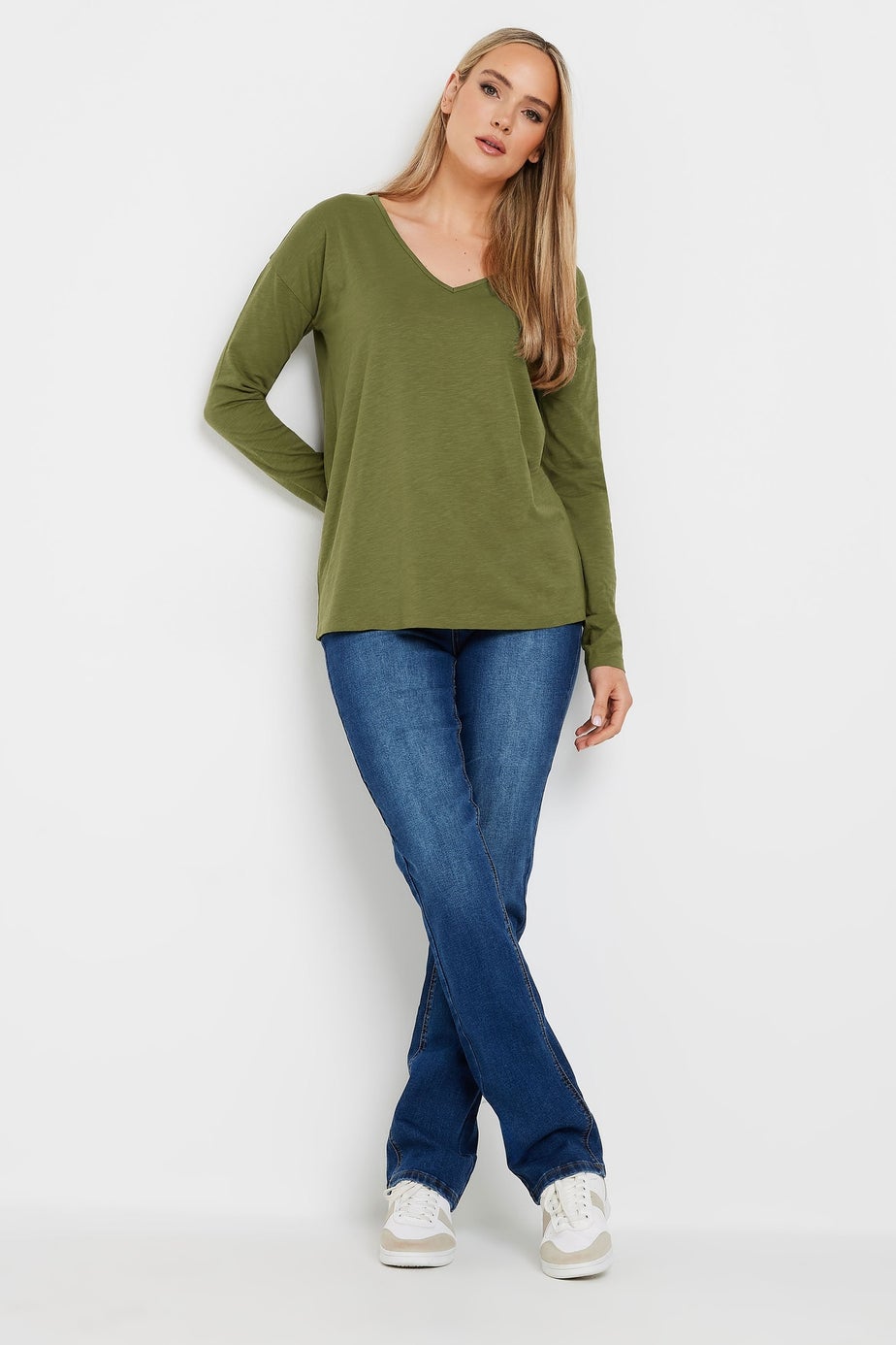 Long Tall Sally 3 Pack Pink & Green Long Sleeve T-Shirts