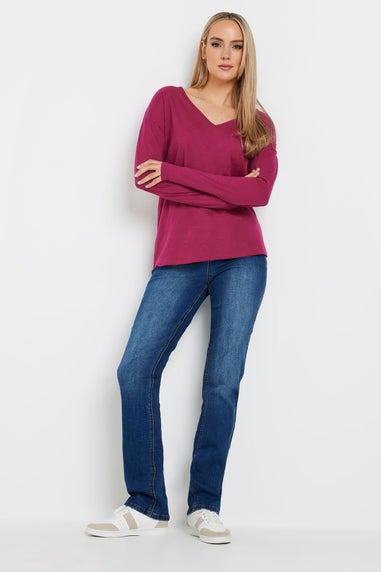 Long Tall Sally 3 Pack Pink & Green Long Sleeve T-Shirts