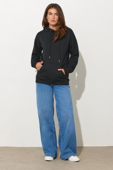 Long Tall Sally Black Drawstring Hoodie