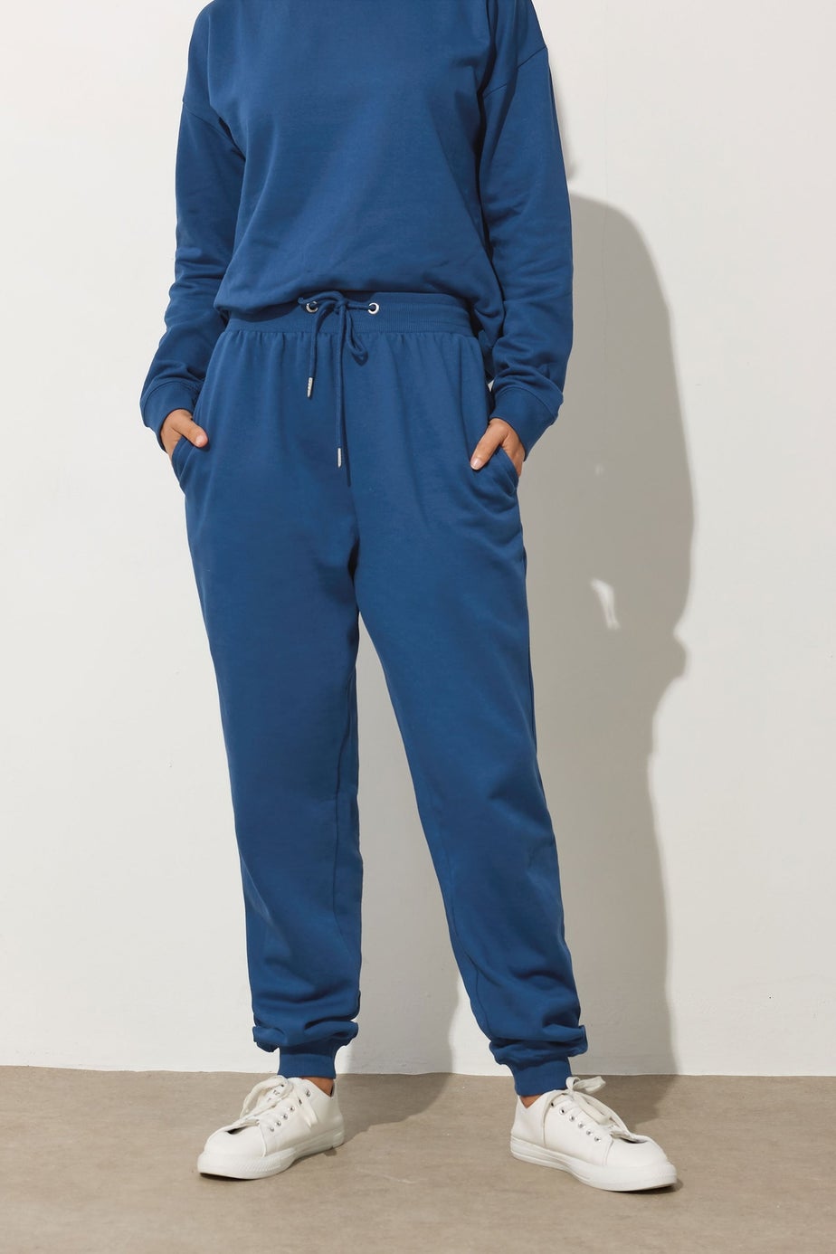 Long Tall Sally Dark Blue Cuffed Jogger