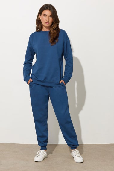 Long Tall Sally Dark Blue Cuffed Jogger