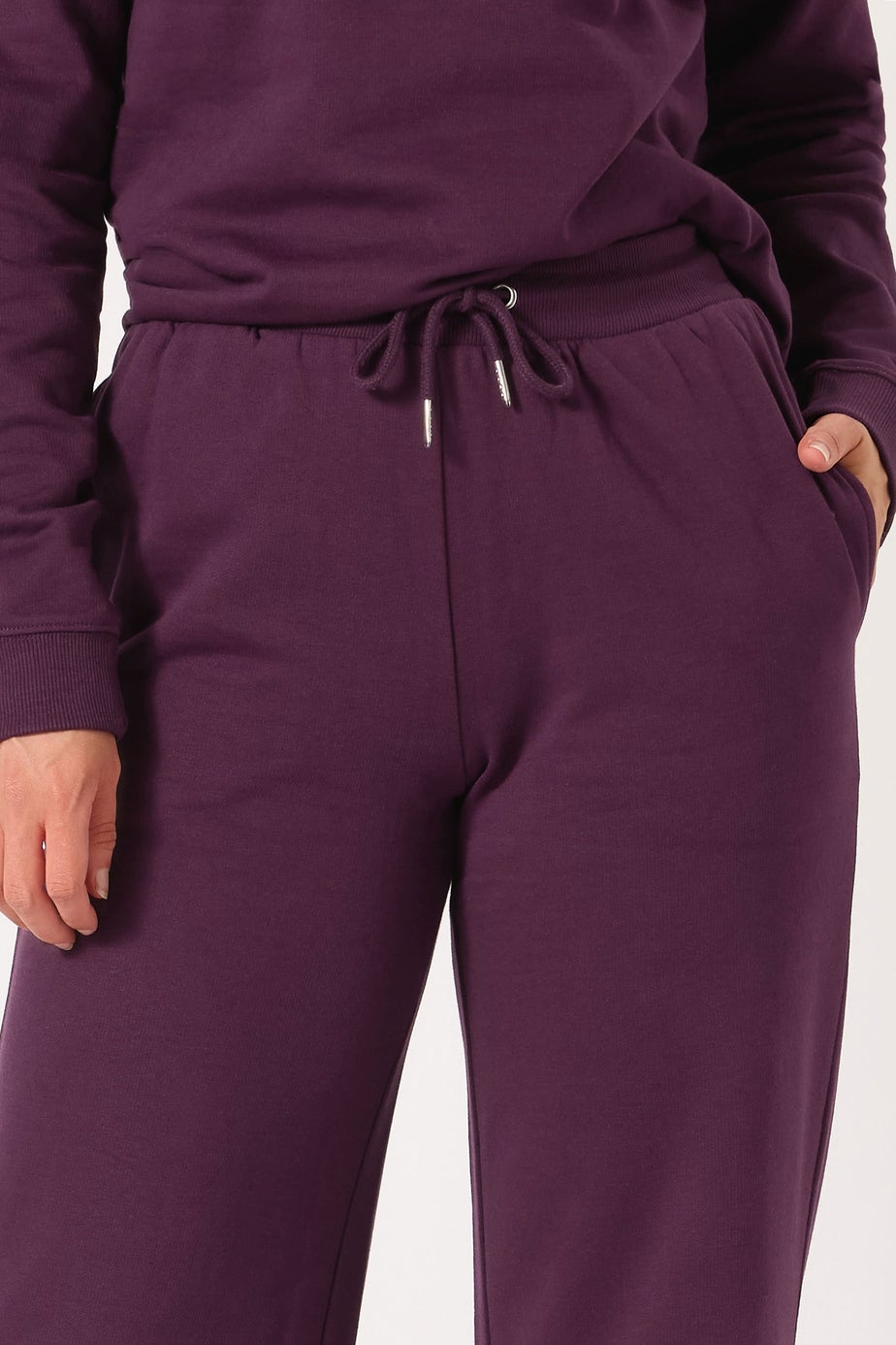 Long Tall Sally Purple Wide Leg Joggers