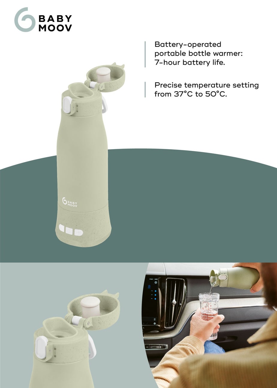 Babymoov Moov & Feed Sage Travel Bottle Warmer Rechargeable