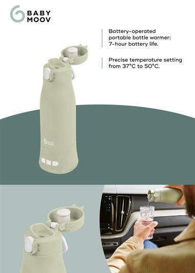 Babymoov Moov & Feed Sage Travel Bottle Warmer Rechargeable