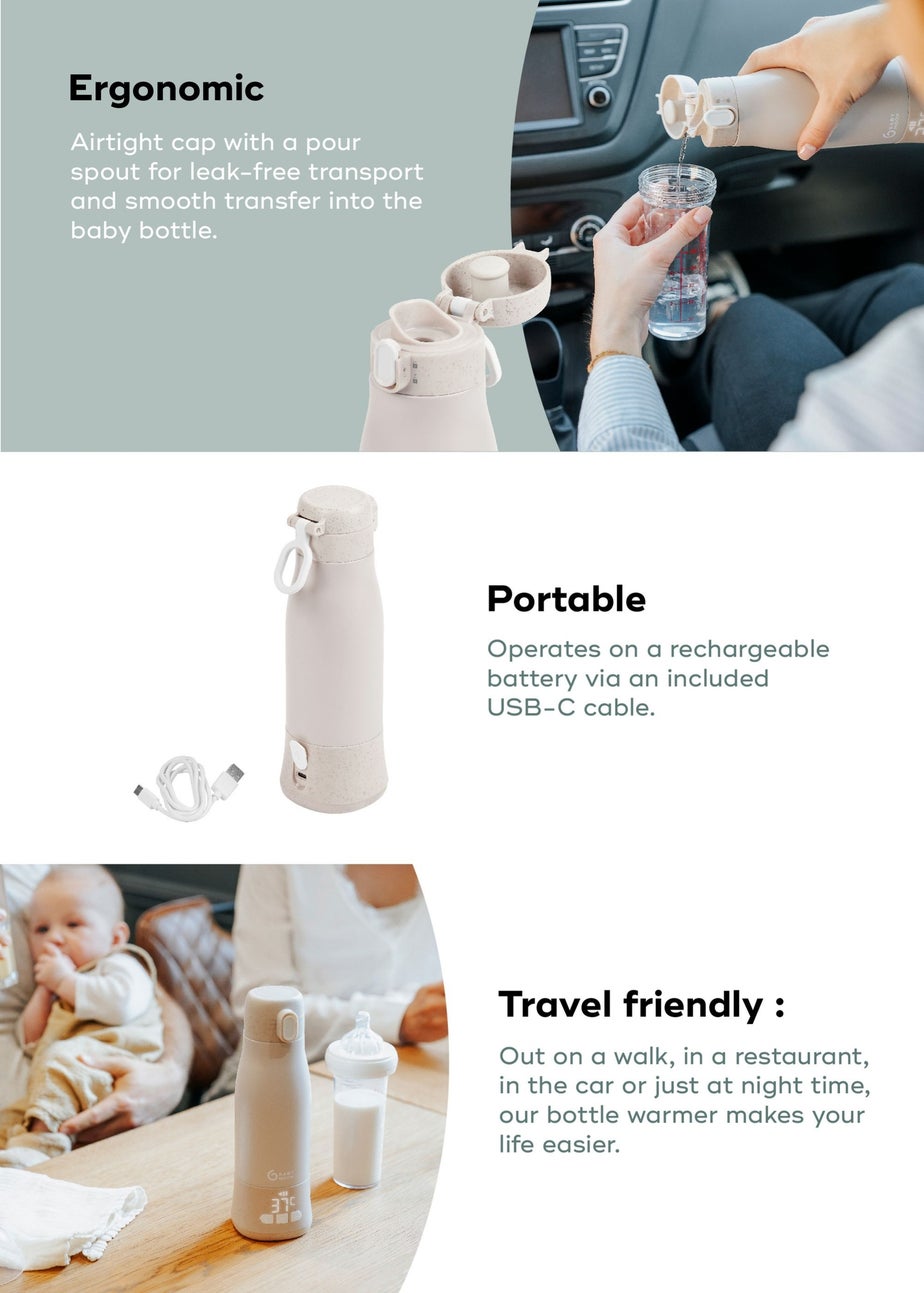 Babymoov Mineral Rechargable Travel Bottle Warmer Moov & Feed