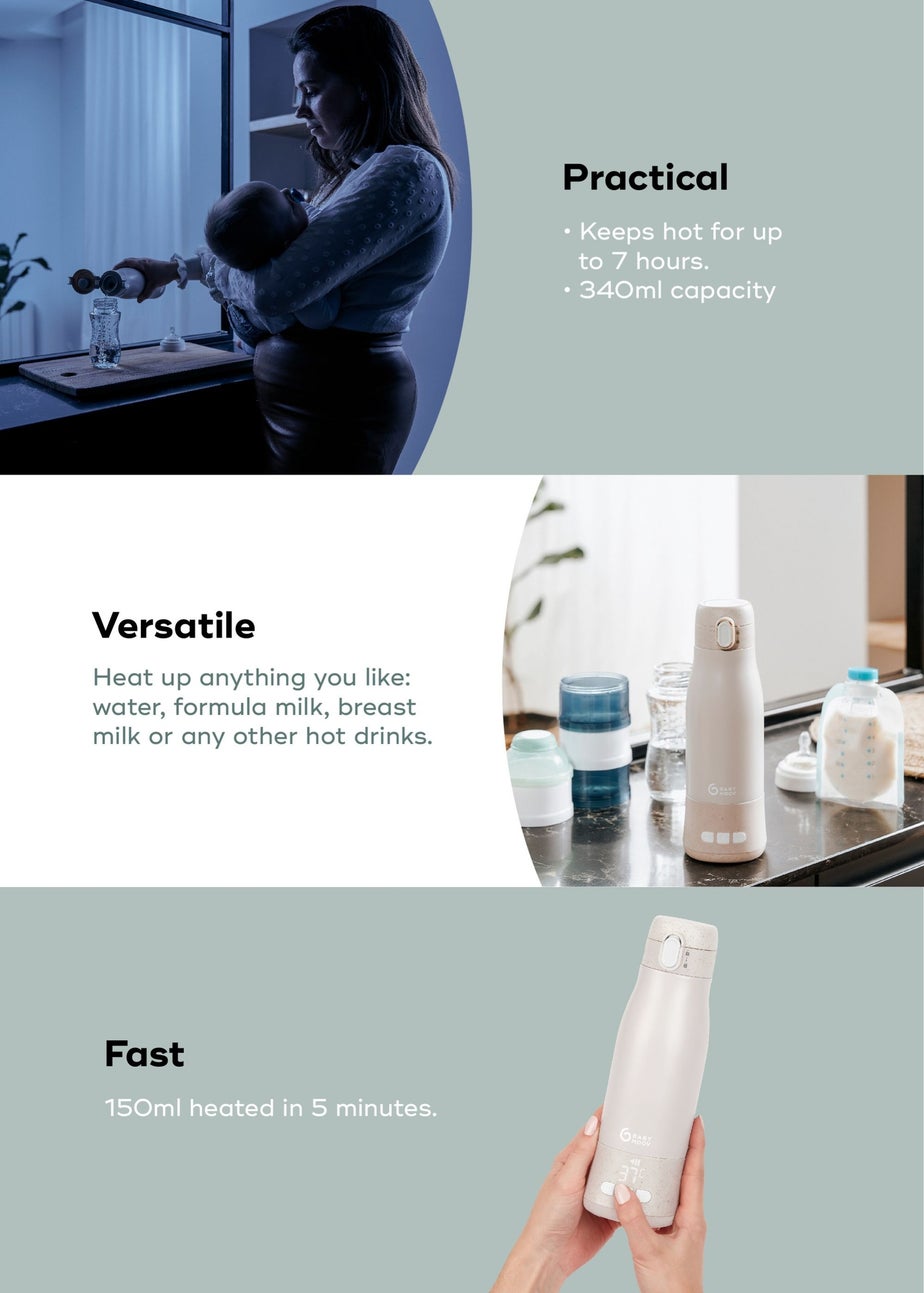 Babymoov Mineral Rechargable Travel Bottle Warmer Moov & Feed