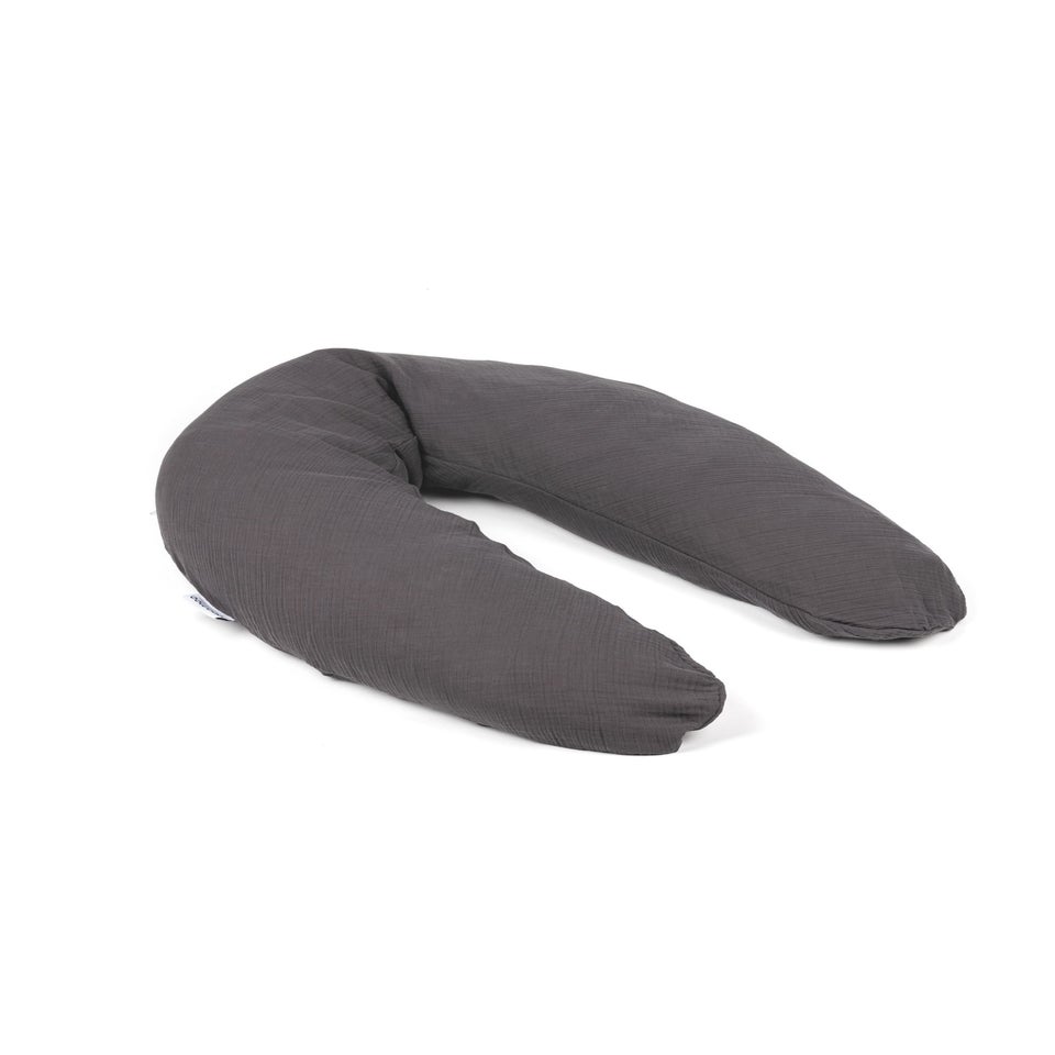 Babymoov Doomoo Grey Muslin maternity pillow Comfy Big
