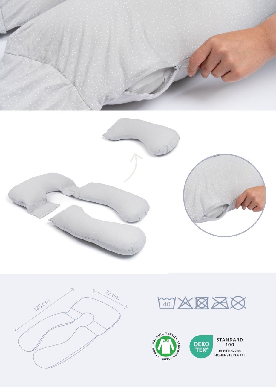Babymoov Doomoo Grey Dots Maternity Pillow Maxxy XL