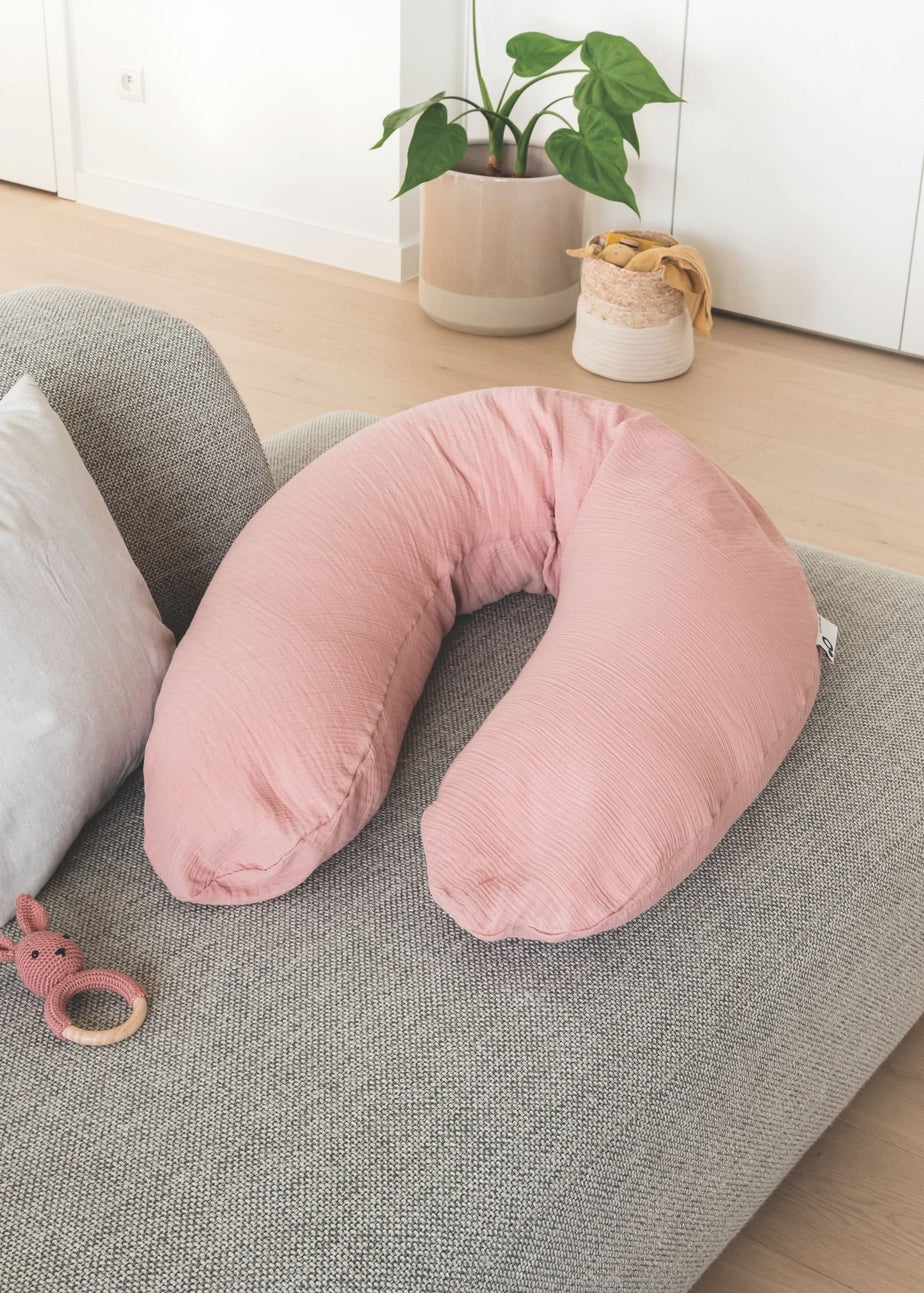Babymoov Doomoo Pink Muslin Maternity Pillow Comfy Big