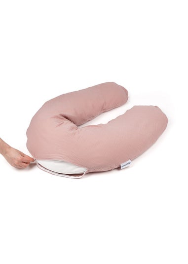 Babymoov Doomoo Pink Muslin Maternity Pillow Comfy Big