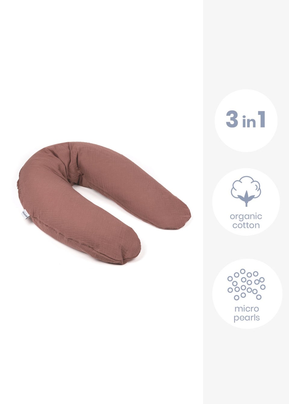 Babymoov Doomoo Brick Maternity pillow Comfy Big Muslin