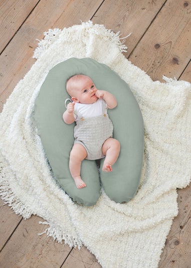 Babymoov Doomoo Green Muslin Maternity Pillow Comfy Big