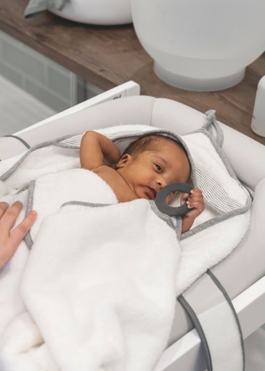 Babymoov Doomoo White Hooded Towel Dry'n Play